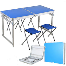 Load image into Gallery viewer, 2018 Outdoor Folding Table Chair   Camping Aluminium Alloy Picnic Table Waterproof Ultra-light Durable Folding Table Desk For